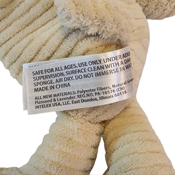 My First Warmies Puppy Cream Color Used Condition - Picture 4 of 7